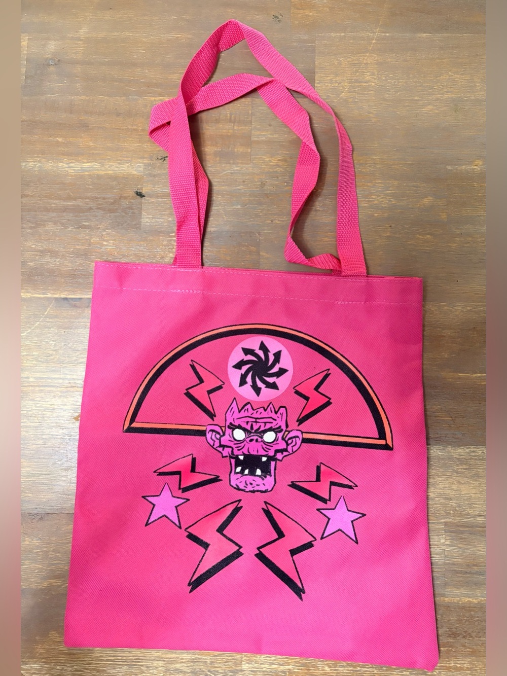 Gorillaz Band Logo Tote Bag – Hot Pink New